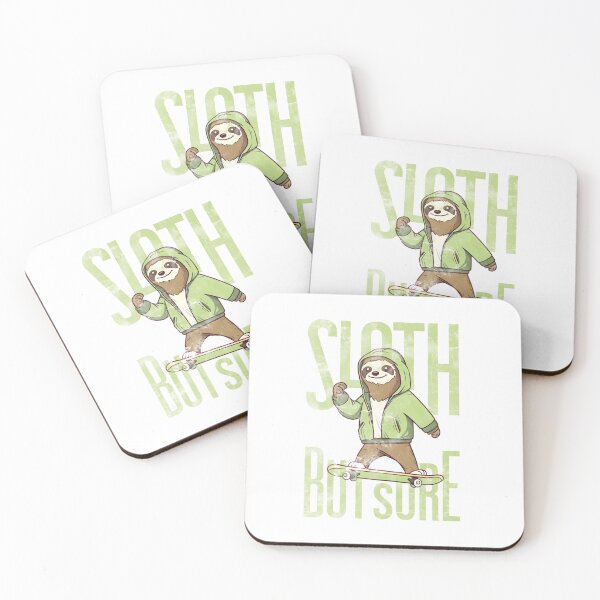 Item preview, Surfer Sloth surfing a Surfskate, skateboard. designed and sold by kongkorakrich.