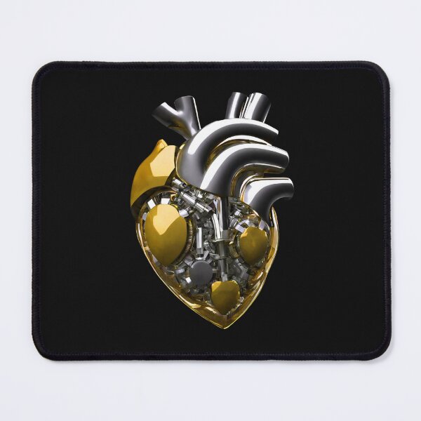Item preview, Engine Heart Motor Gold Chrom designed and sold by Aquillashop.