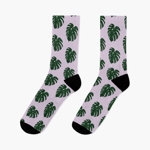 Item preview, Monstera (pink background) designed and sold by Melissathecouch.