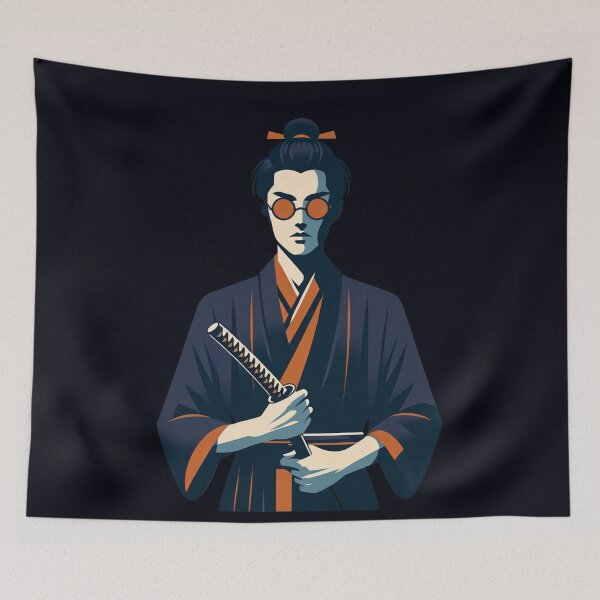 Item preview, Blue Eye Samurai - Retro Vintage designed and sold by Retro Travel Design.