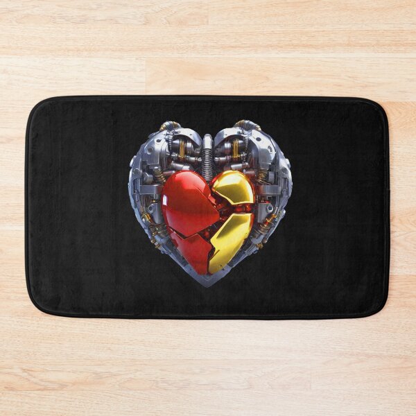Item preview, Engine Heart Motor Gold Red Chrom designed and sold by Aquillashop.