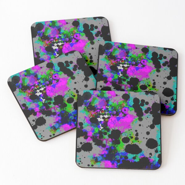 Item preview, Neon paint splatter designed and sold by Bonnie Zimmerman.
