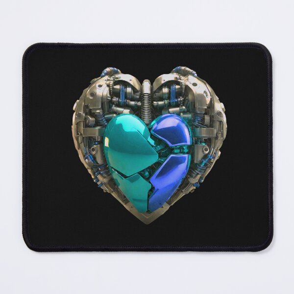 Item preview, Engine Heart Motor Blue Chrom designed and sold by Aquillashop.