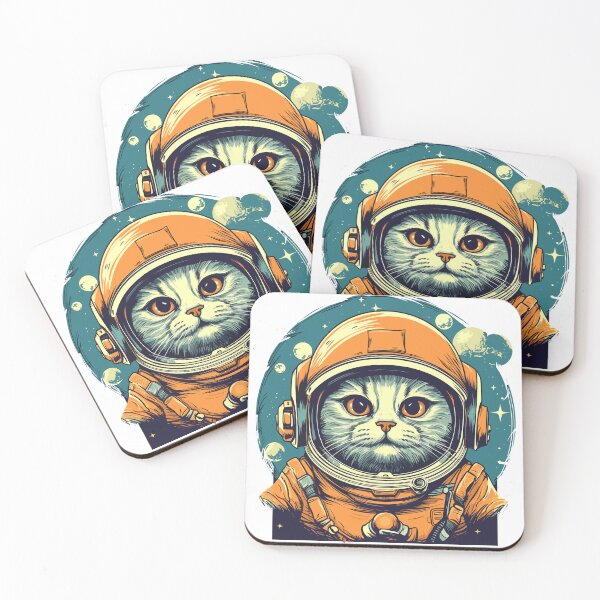 Item preview, Astro Cat looking at you! designed and sold by Elias Kamstra.