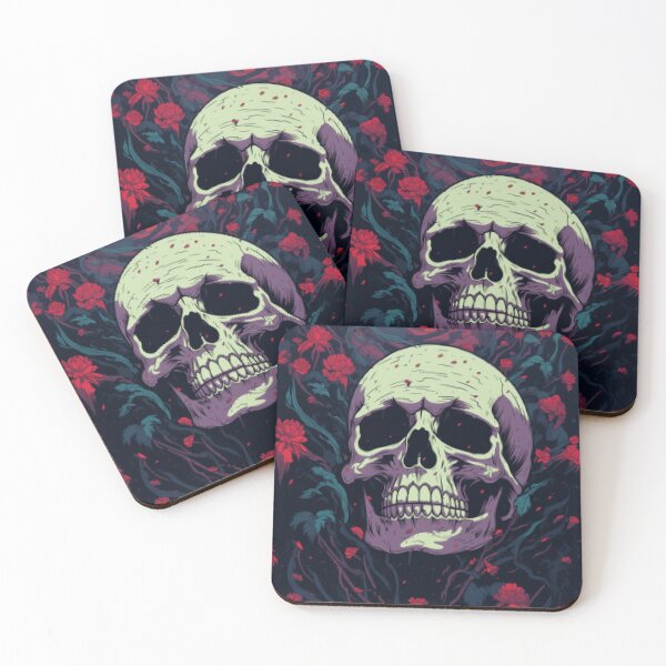 Item preview, Floral Skull designed and sold by -DEEWOLF-.