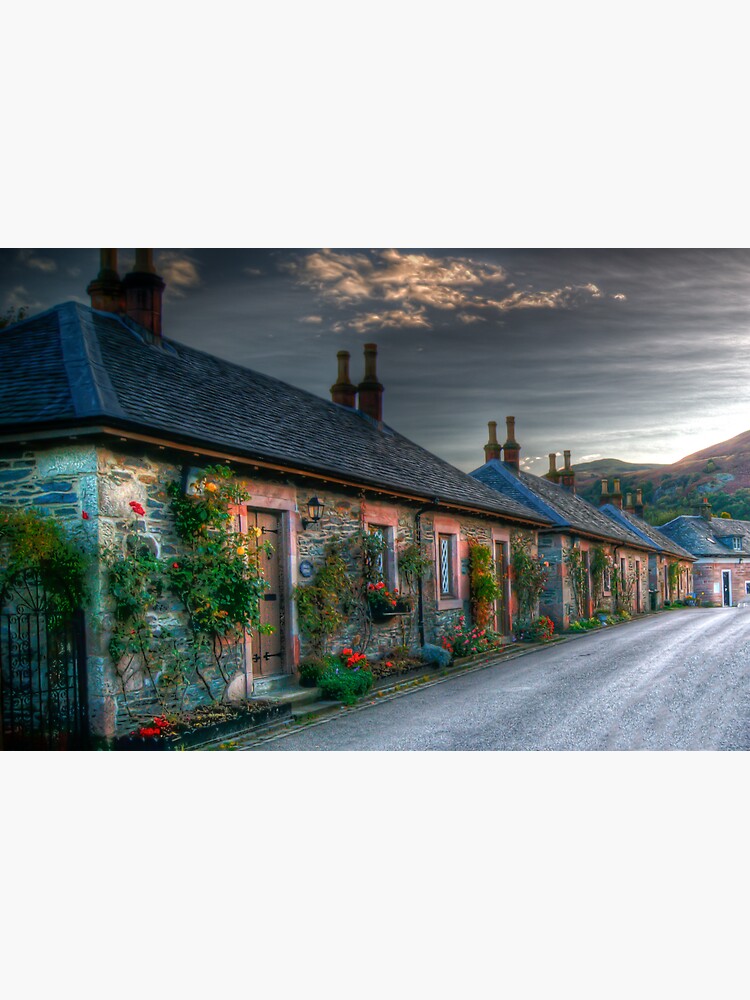 "Luss Village, Loch Lomond" Sticker for Sale by GGART Redbubble