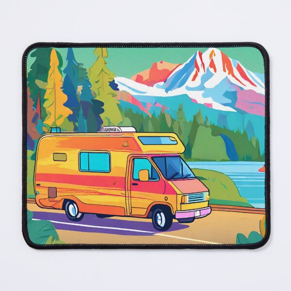Item preview, Cartoon RV Campervan Motorhome Anime Styled. 2 of 4. designed and sold by Meridian Threads.