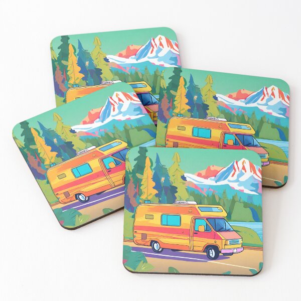 Item preview, Cartoon RV Campervan Motorhome Anime Styled. 2 of 4. designed and sold by Meridian Threads.