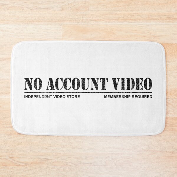 Item preview, No Account Video (Variant) designed and sold by huckblade.