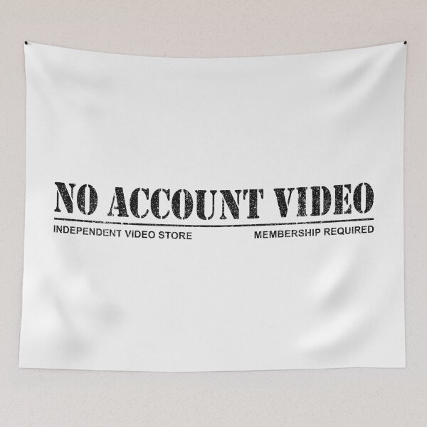 Item preview, No Account Video (Variant) designed and sold by huckblade.