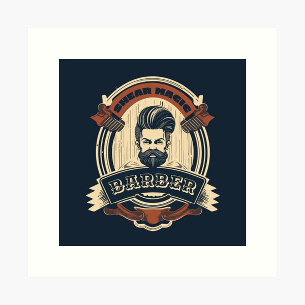 Item preview, Vintage Barber Salon: Shear Magic designed and sold by VoyteksDesigns.