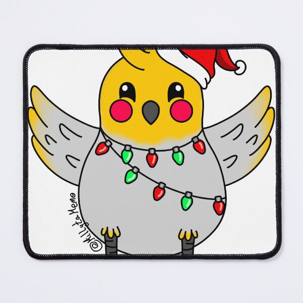 Item preview, Christmas cockatiel designed and sold by MillytaMemo.
