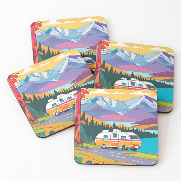 Item preview, Cartoon RV Campervan Motorhome Anime Styled. 3 of 4. designed and sold by Meridian Threads.