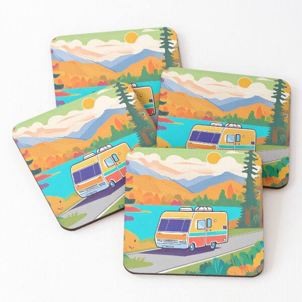 Item preview, Cartoon RV Campervan Motorhome Anime Styled. 4 of 4. designed and sold by Meridian Threads.
