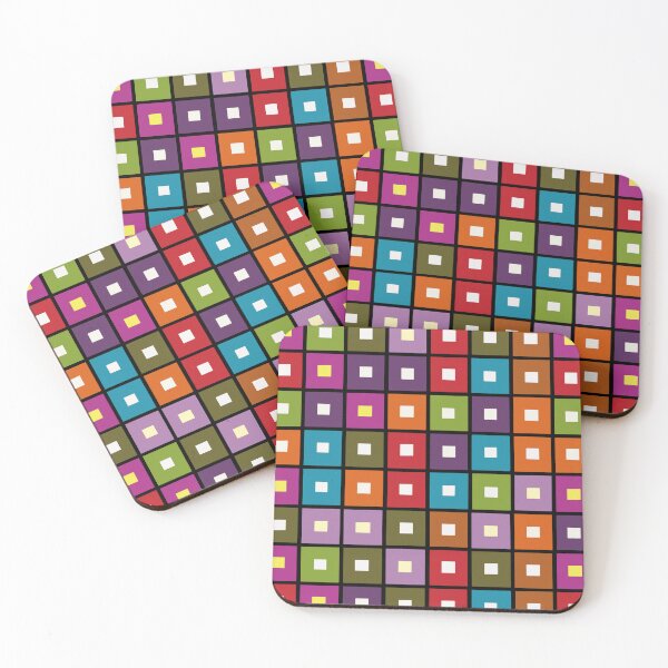 Item preview, Colorful Squares designed and sold by StudioRedKoala.