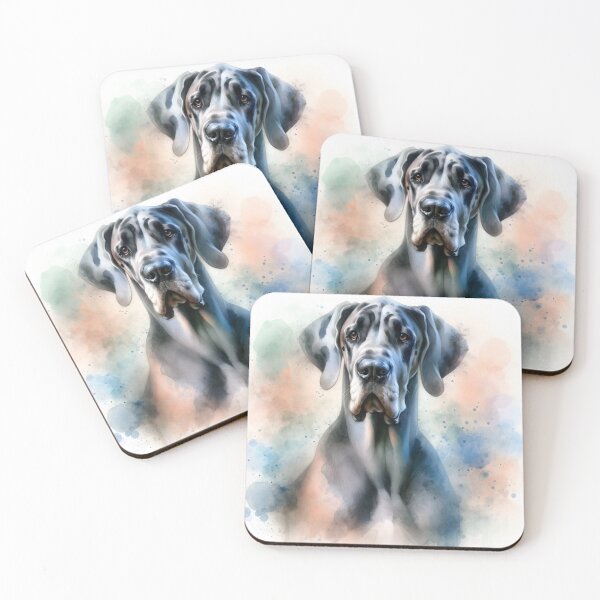 Item preview, Whimsical Great Dane designed and sold by ZT-Art.