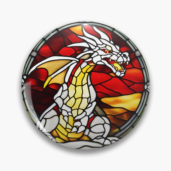 Item preview, DND Mug Stained Glass Dragon designed and sold by IsntThatNiche.