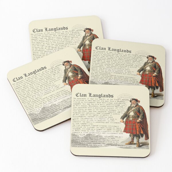 Item preview, Clan Langlands Scottish History  designed and sold by BagTown Clans.