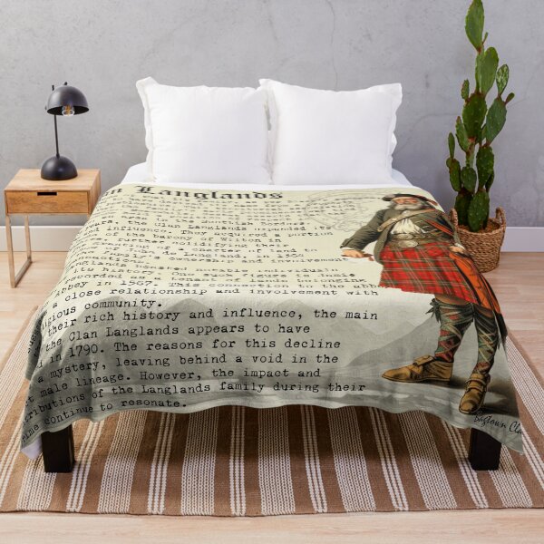 Item preview, Clan Langlands Scottish History  designed and sold by BagTown Clans.