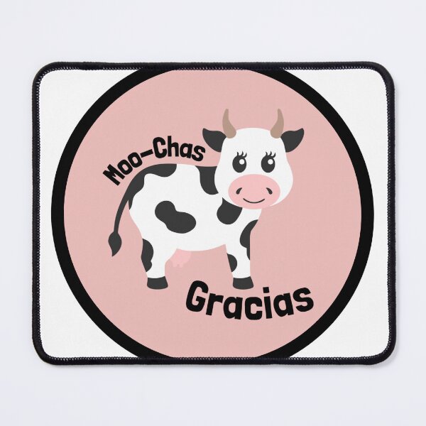 Item preview, Moo-Chas Gracias Cute Cow designed and sold by ashleygus.