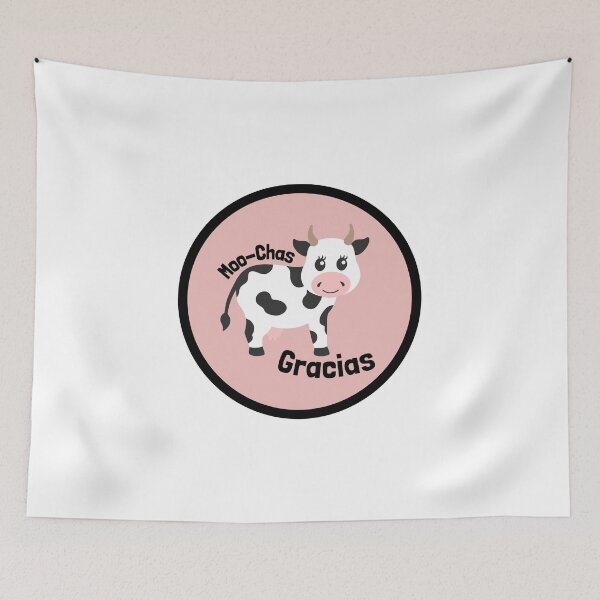 Aperçu de l'œuvre Moo-Chas Gracias Vache mignonne créée et vendue par ashleygus.