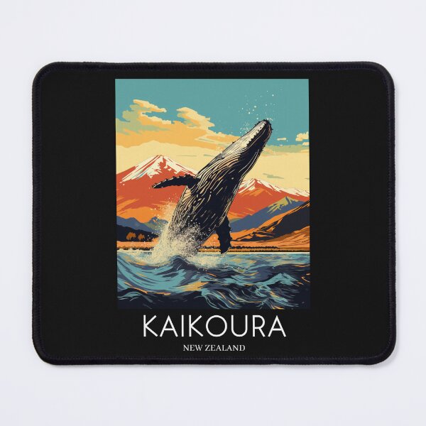 Item preview, A Pop Art Travel Print of Kaikoura - New Zealand designed and sold by StudioRedKoala.
