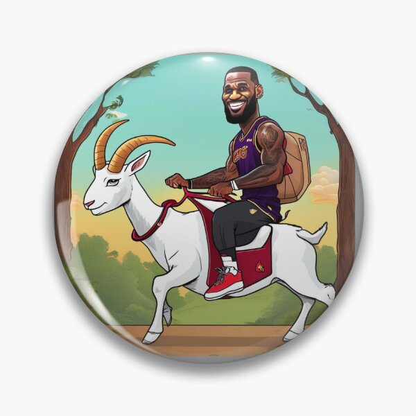 Item preview, Lebron James GOAT Cartoon designed and sold by DesignsByElias.