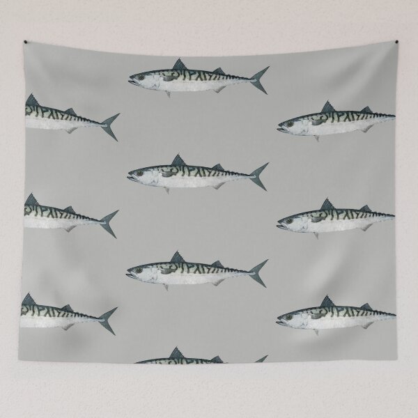 Item preview, Atlantic Mackerel Watercolor Art designed and sold by jjomally1.