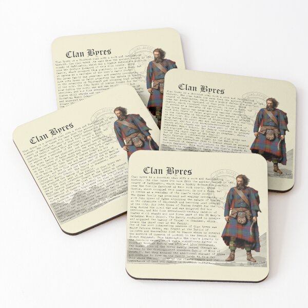 Item preview, Clan Byres Scottish History  designed and sold by BagTown Clans.