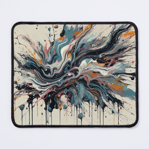 Item preview, "Vibrant Abstraction: Liquid Splashes and Drip Technique Mastery" designed and sold by Huycao211.