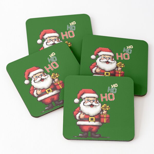 Item preview, 8 Bit Santa - Christmas designed and sold by Griffin Door.
