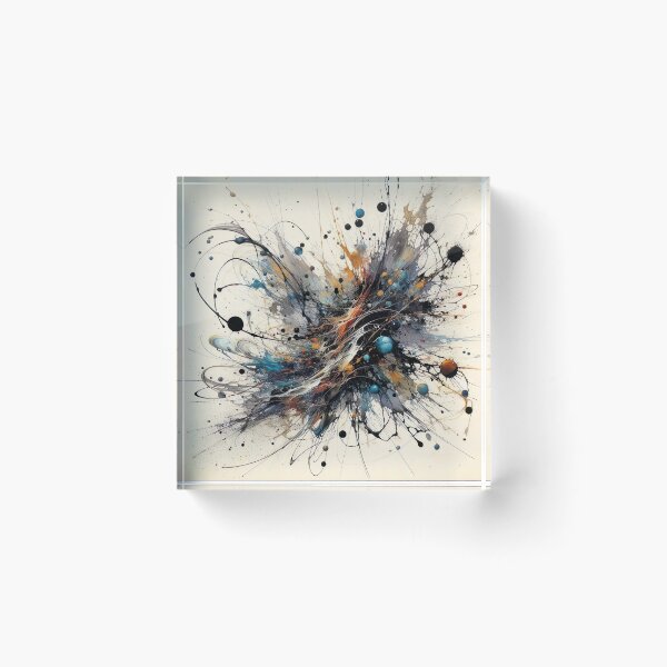 Item preview, "Vibrant Abstraction: Liquid Splashes and Drip Technique Mastery" designed and sold by Huycao211.