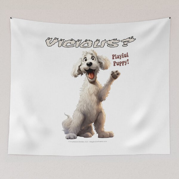Item preview, Vicious?-Playful Puppy! designed and sold by The Imagination Source™.