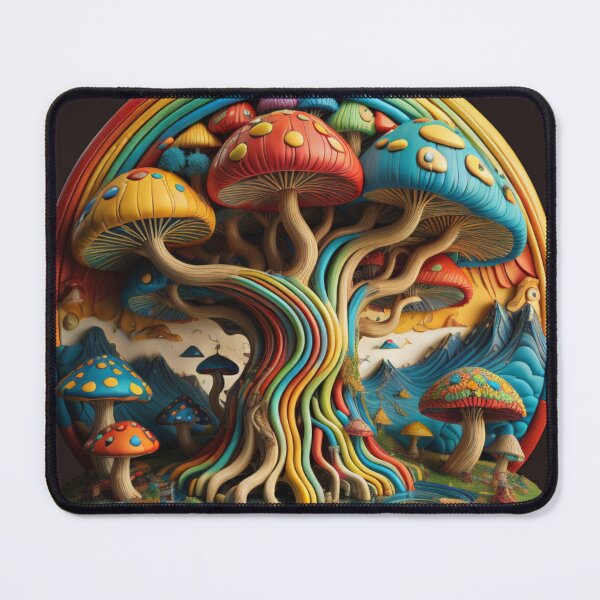 Item preview, 3D rainbow mushroom dream worlds designed and sold by Angelgk.