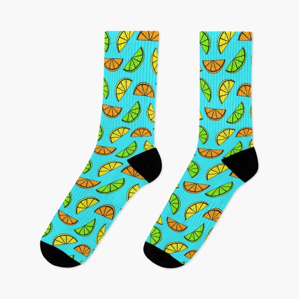 Item preview, Limes, Lemons, and Oranges on Blue designed and sold by BeJolley.