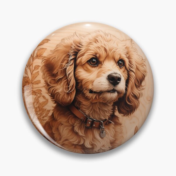 Item preview, Cavapoo: The Radiant Joy of Wood (Pyro Pets Art - 133) designed and sold by pyropetsart.