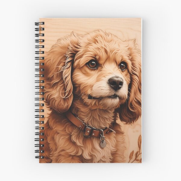 Item preview, Cavapoo: The Radiant Joy of Wood (Pyro Pets Art - 133) designed and sold by pyropetsart.