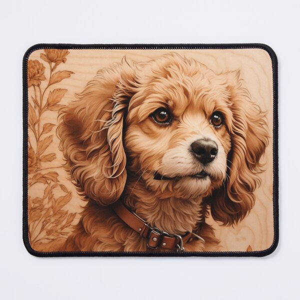Item preview, Cavapoo: The Radiant Joy of Wood (Pyro Pets Art - 133) designed and sold by pyropetsart.