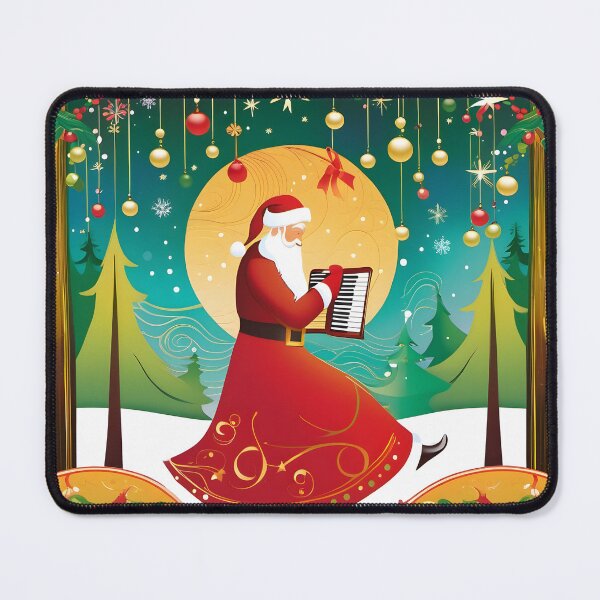Item preview, Starry Night Accordion Santa designed and sold by RevGens.
