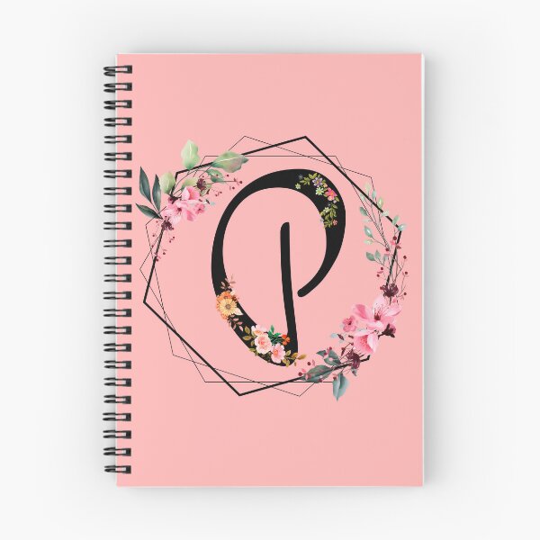 Artikelvorschau, P-Monogrammblumen, Aquarell entworfen und verkauft von OmikronStore.