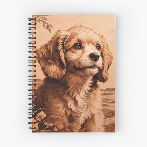 Item preview, Cavapoo: The Radiant Joy of Wood (Pyro Pets Art - 134) designed and sold by pyropetsart.