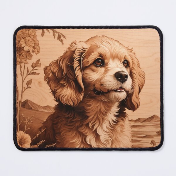 Item preview, Cavapoo: The Radiant Joy of Wood (Pyro Pets Art - 134) designed and sold by pyropetsart.