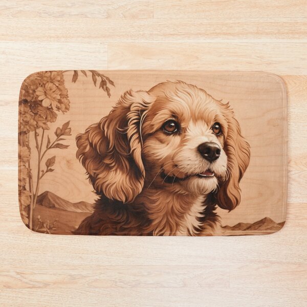 Item preview, Cavapoo: The Radiant Joy of Wood (Pyro Pets Art - 134) designed and sold by pyropetsart.