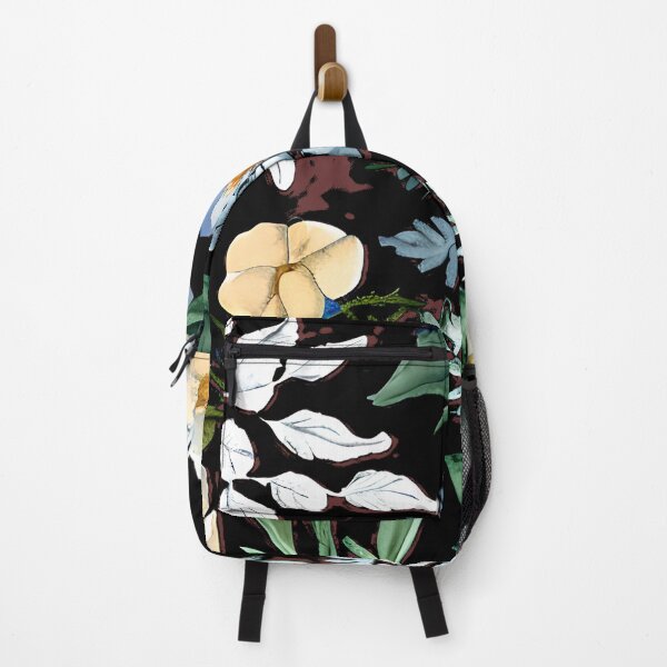 Item preview, Floral Pattern Green White Black Red designed and sold by MoodyMuseArt.