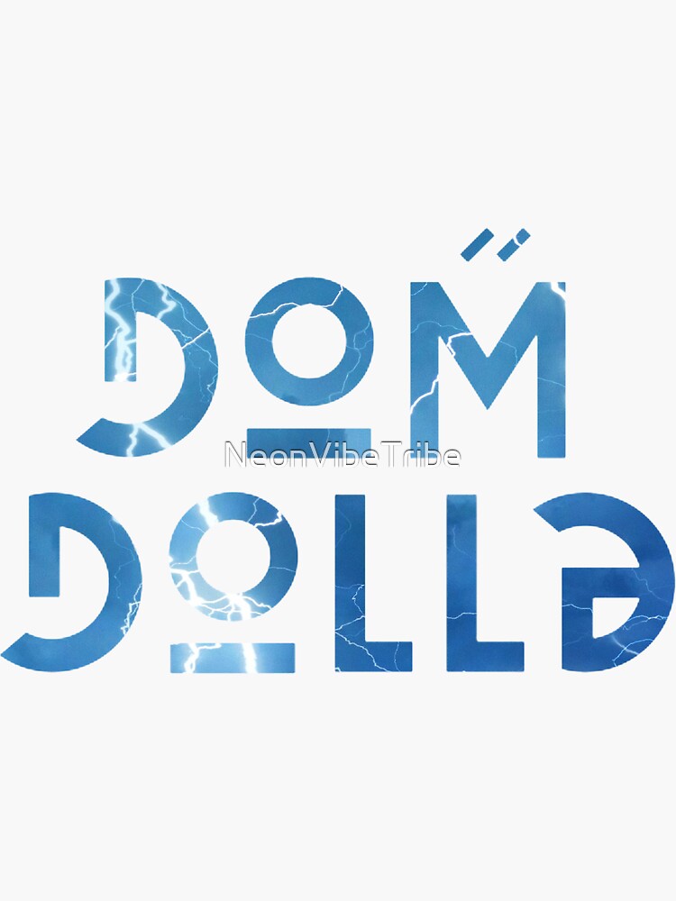 Thumbnail 3 von 3, Sticker, Dom Dolla Electric Sky designt und verkauft von NeonVibeTribe.