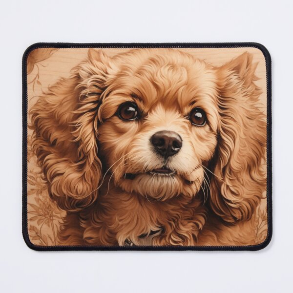 Item preview, Cavapoo: The Radiant Joy of Wood (Pyro Pets Art - 135) designed and sold by pyropetsart.