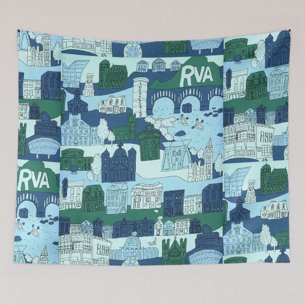 Item preview, Richmond Virginia RVA Cityscape designed and sold by Sonoran Glimmer.