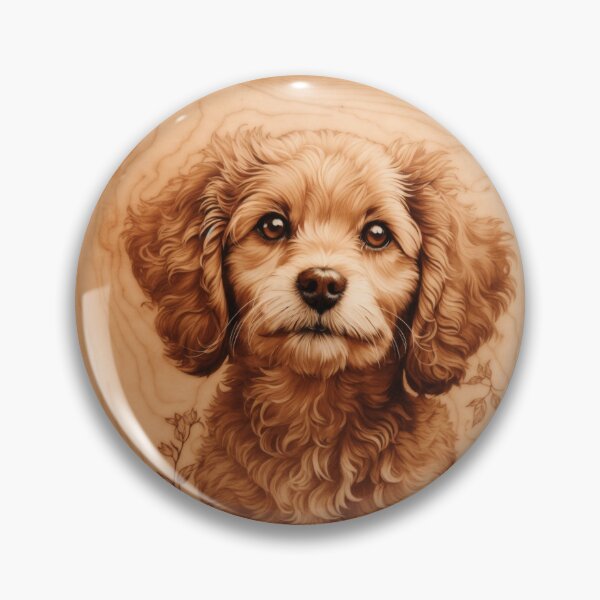Item preview, Cavapoo: The Radiant Joy of Wood (Pyro Pets Art - 136) designed and sold by pyropetsart.