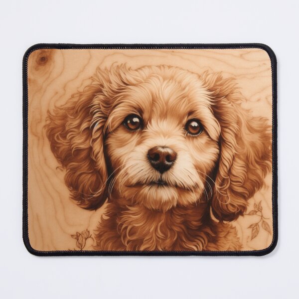 Item preview, Cavapoo: The Radiant Joy of Wood (Pyro Pets Art - 136) designed and sold by pyropetsart.