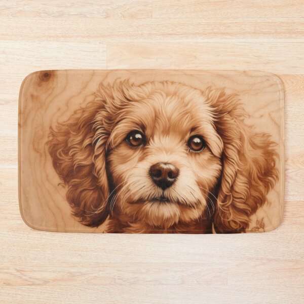 Item preview, Cavapoo: The Radiant Joy of Wood (Pyro Pets Art - 136) designed and sold by pyropetsart.